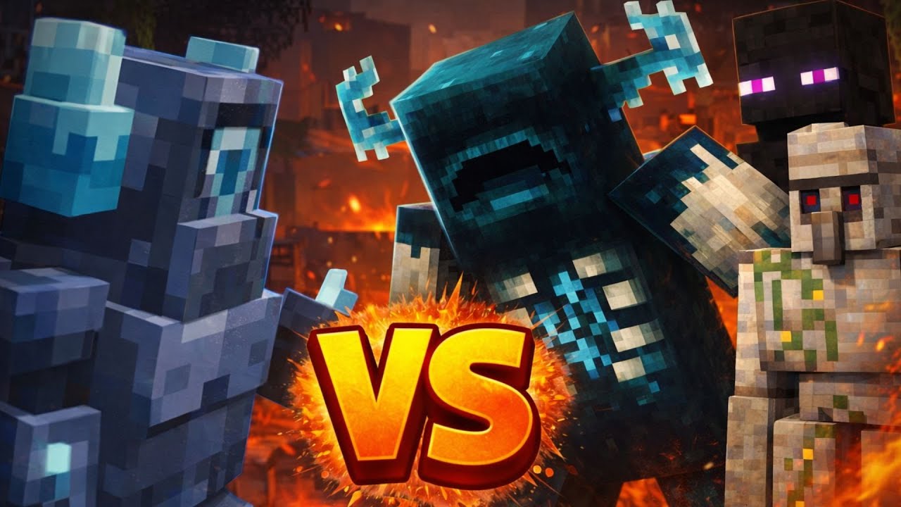 MINI P.E.K.K.A vs MOBS de Minecraft 🔥😱