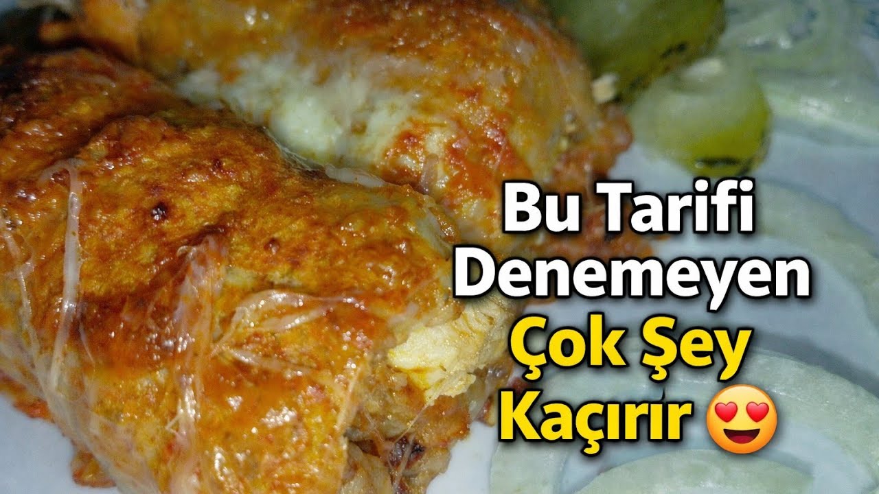 Yaptığım Anda Bitiyor! 🤤 Fırında Kaşarlı Tavuk Sarma#tavukyemekleri #lezzetliyemekler #viral 
