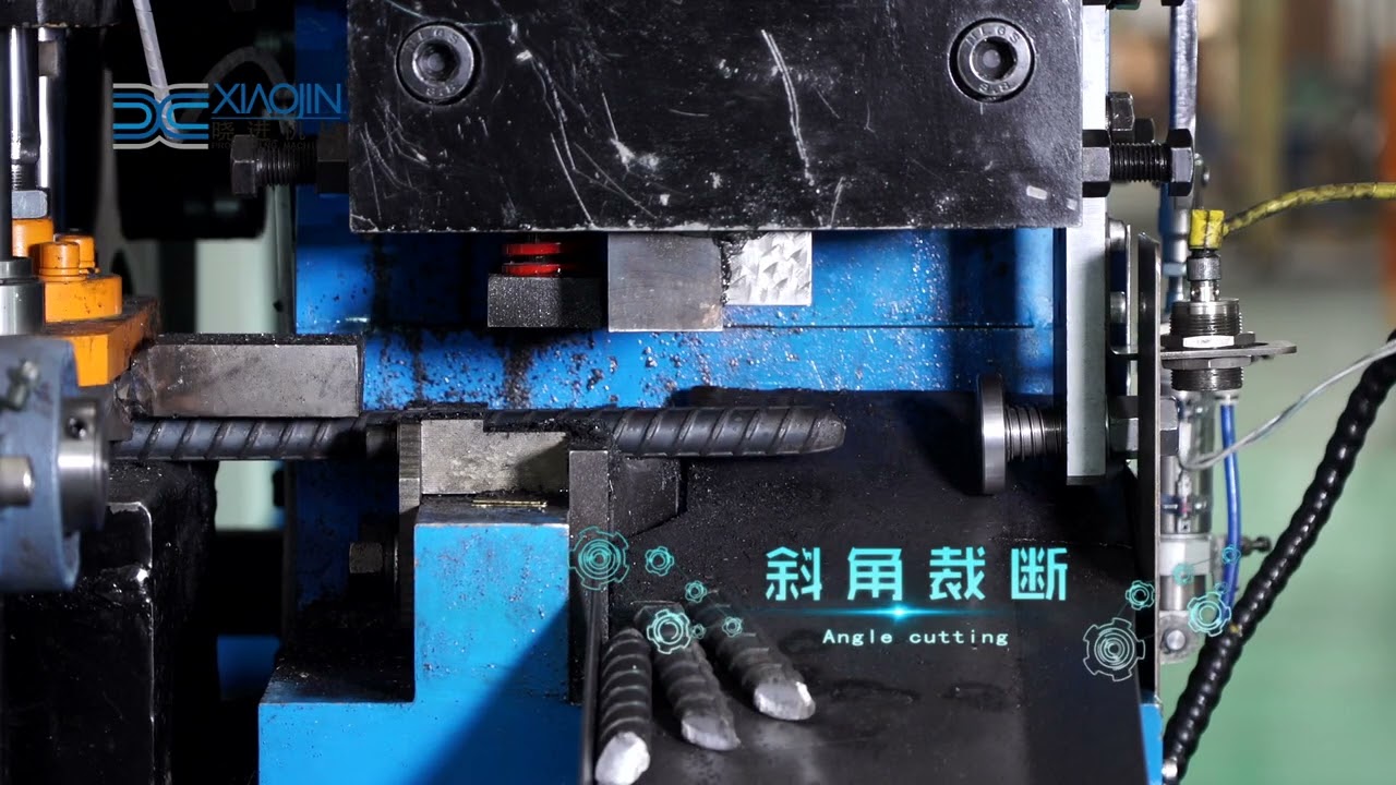 Full automatic rebar bolt production line