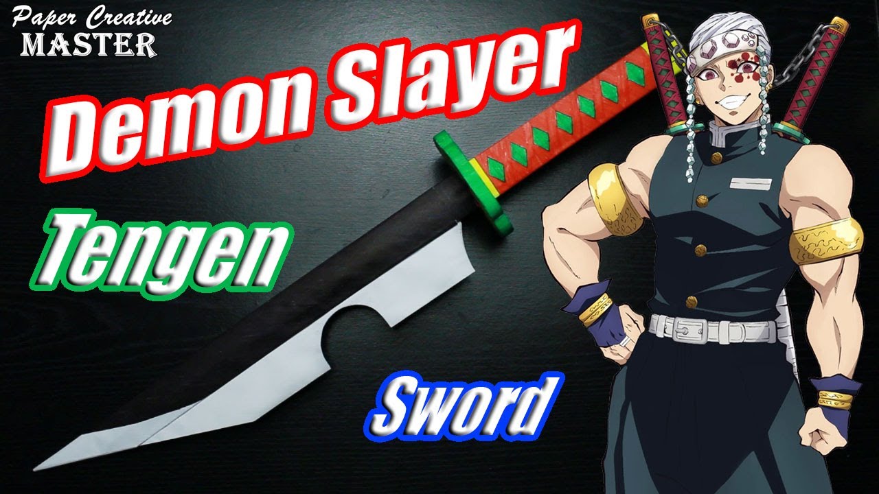 How to Make a Demon Slayer Uzui Tengen Sword, Kimetsu no Yaiba