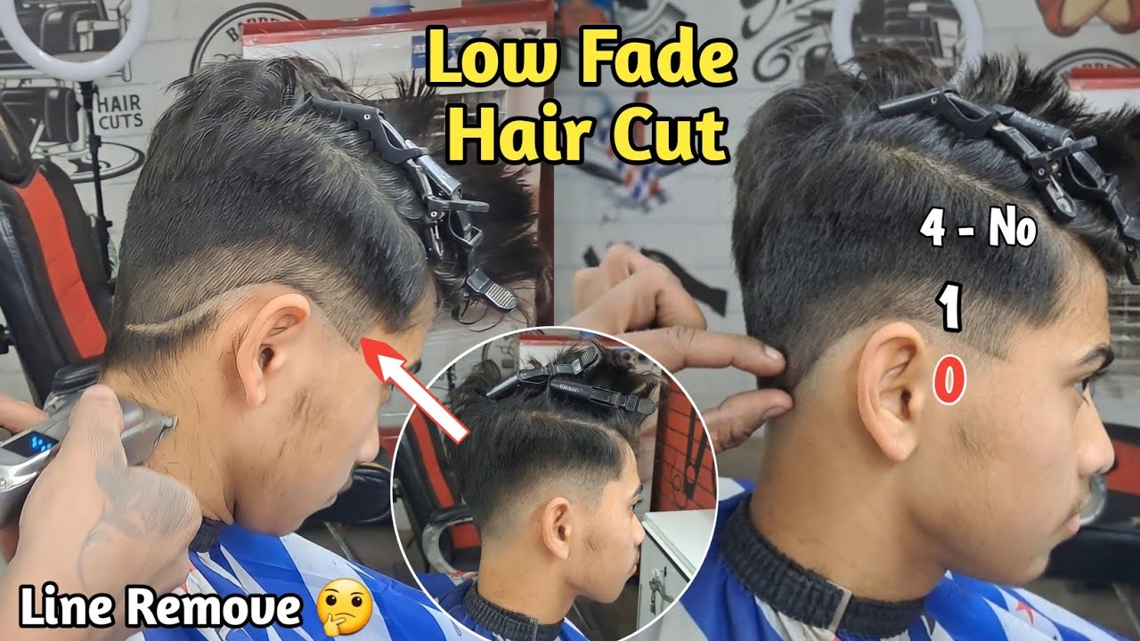 Low Fade Hair Cut ~ Step By Step Tutorial Video 2023 In हिन्दी