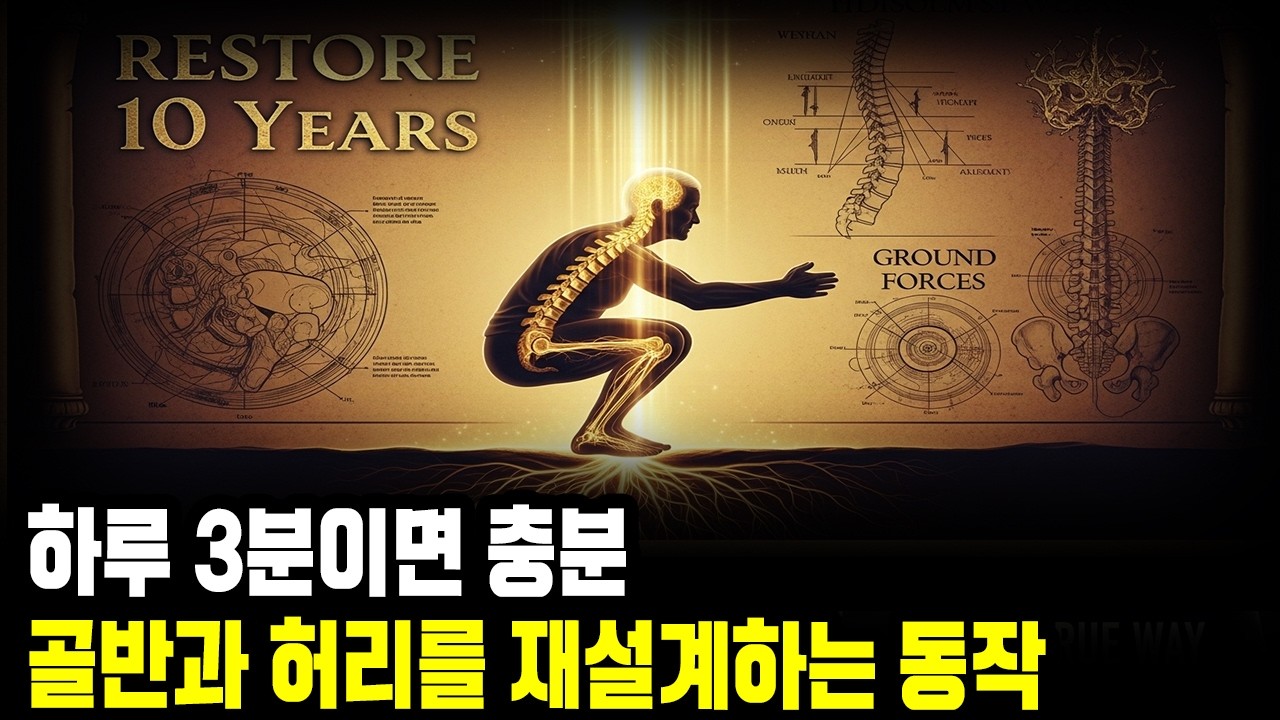 ‘뿌리 잠금’ 스쿼트｜10년 잘못된 자세를 되돌리는 단 하나의 동작