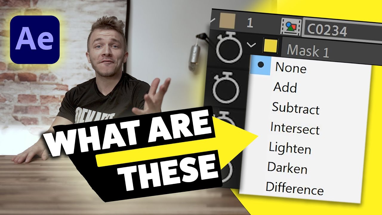 Every Masking Mode FINALLY Explained | After Effects Master Class