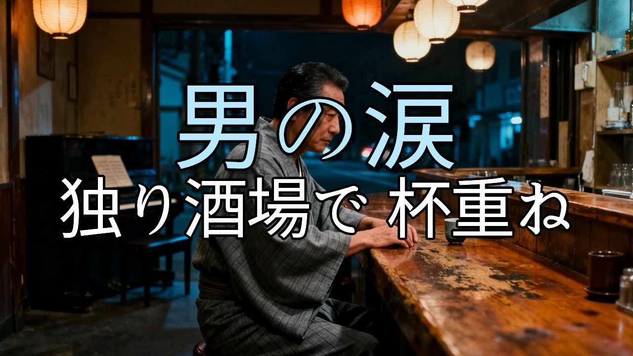 【男の演歌】男の涙 | 三味線が奏でる男の人生物語10曲 | 昭和演歌 | 懐メロvol.127