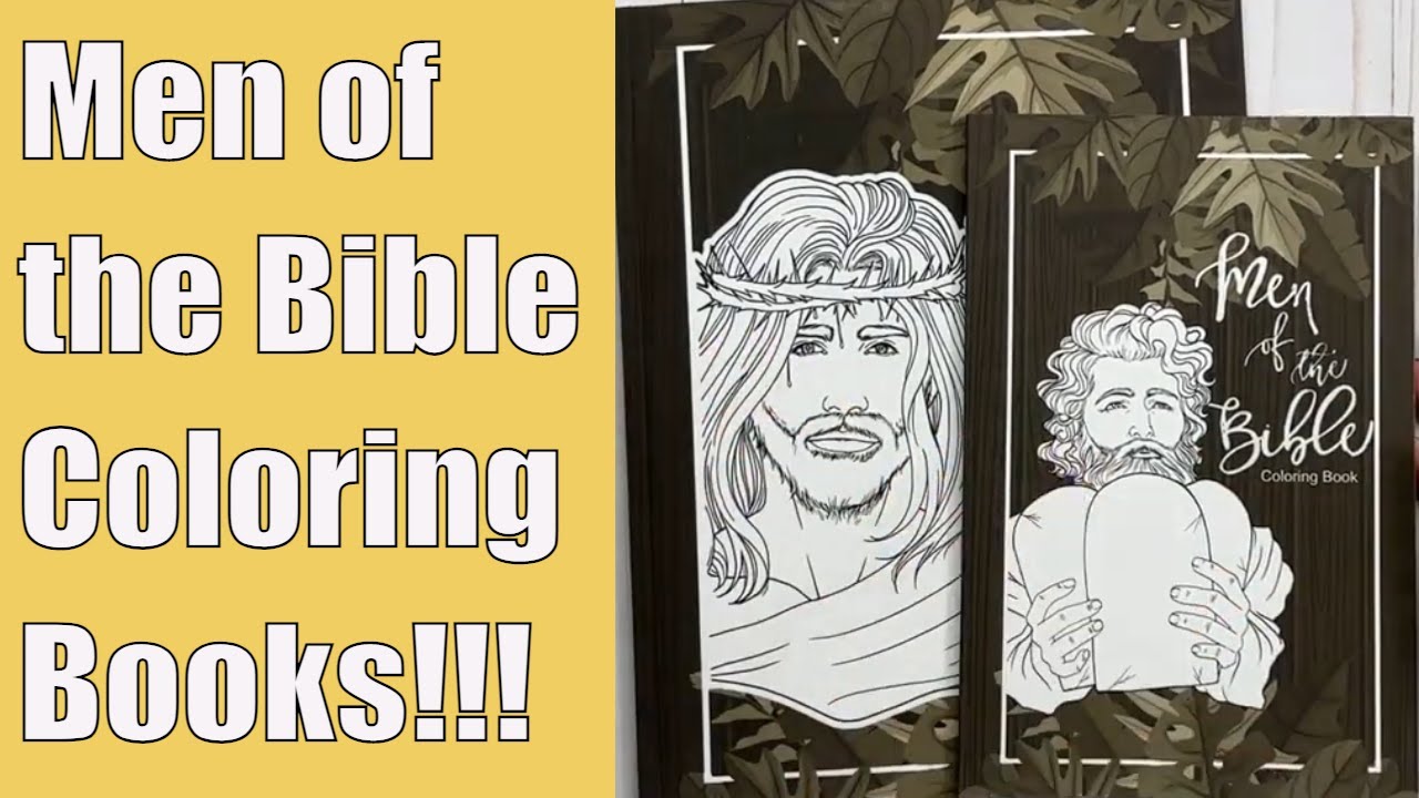 Complete Flip-through of the Men of the Bible Coloring Book