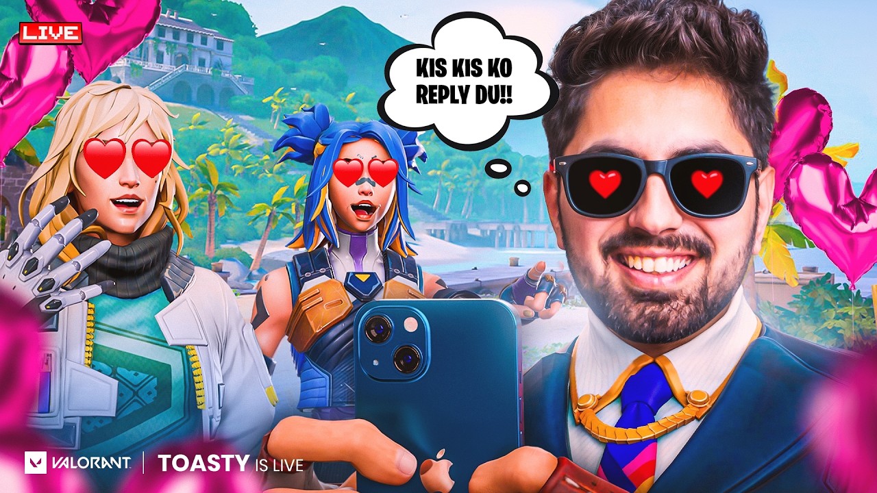 Revealing my valentine's day plans 🔴 Valorant Live