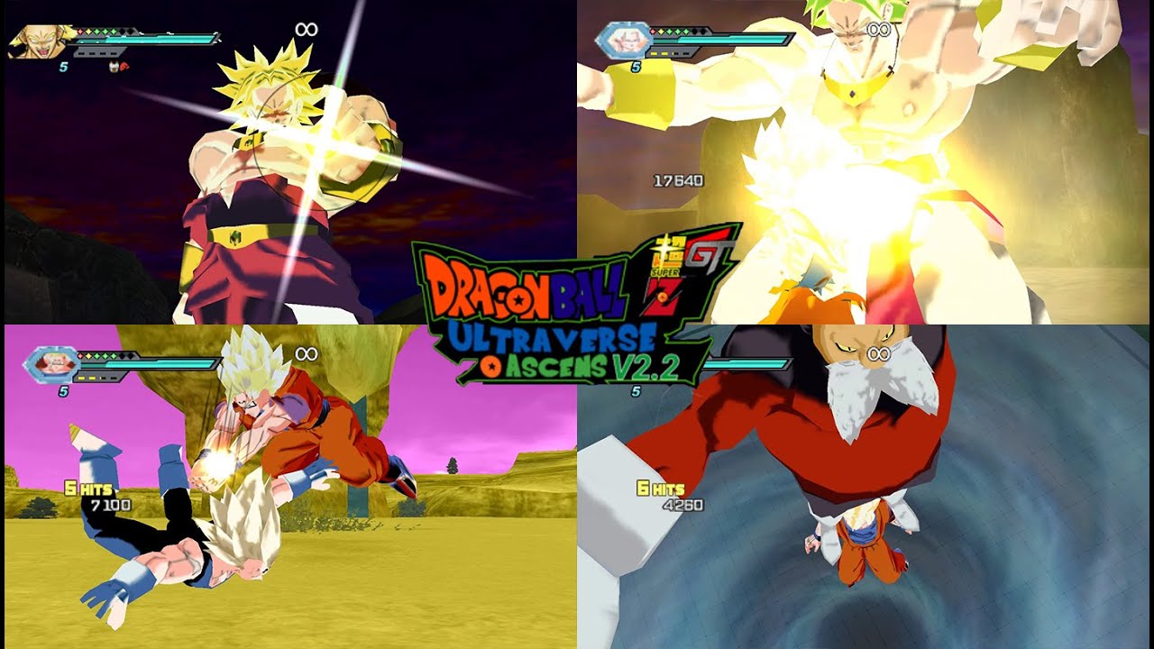 New Update DB UltraVerse Ascensão Absoluta Tenkaichi Tag Team DBZ TTT MOD PPSSPP ISO V2.2