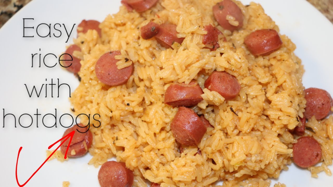 Easy rice with hotdogs | Recipes with Ros Emely