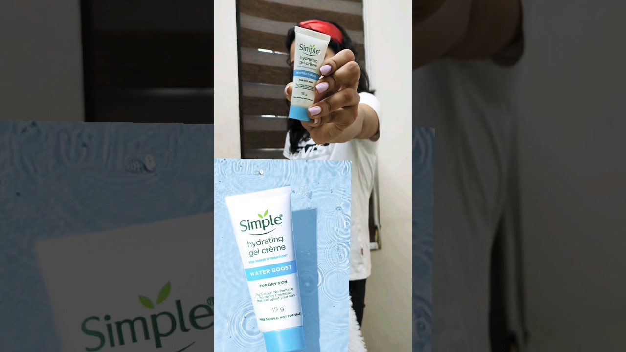 Simple Hydrating Gel Cream:Quick Review & Application Tips#simple #tamil #gel #facecream #affordable