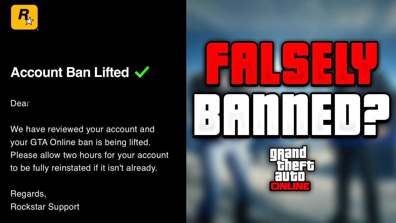 Как снять бан в GTA Online! (Апелляция Rockstar Ban)