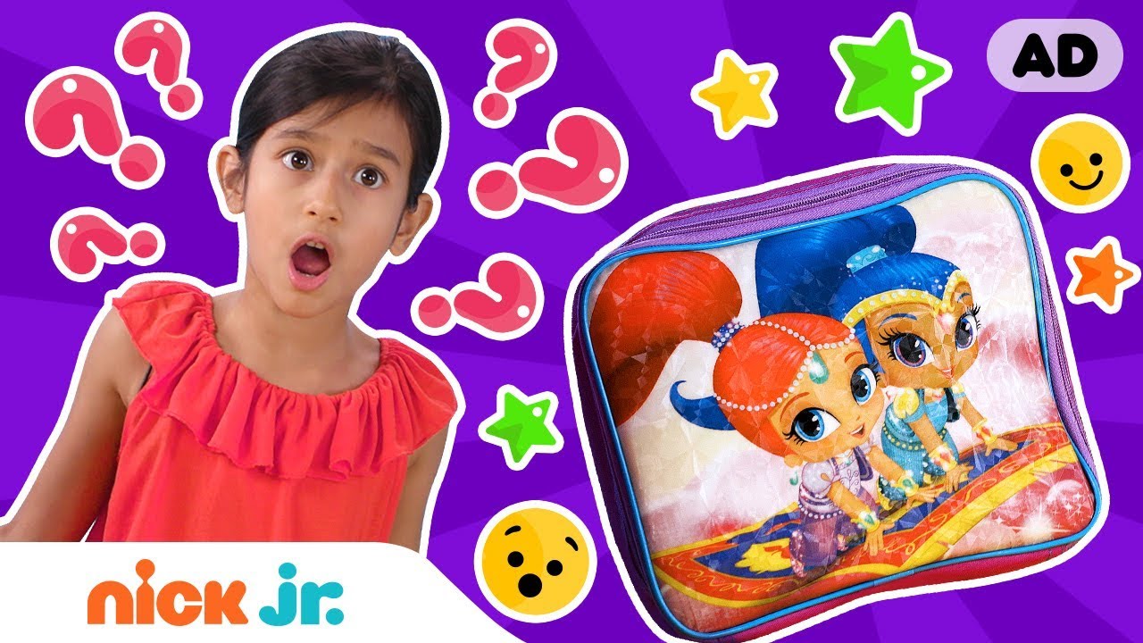 Ava Shares Her Lunch Box w/ Shimmer & Shine | What's in My Lunch Box? 🎒 Ep. 3 | Nick Jr.