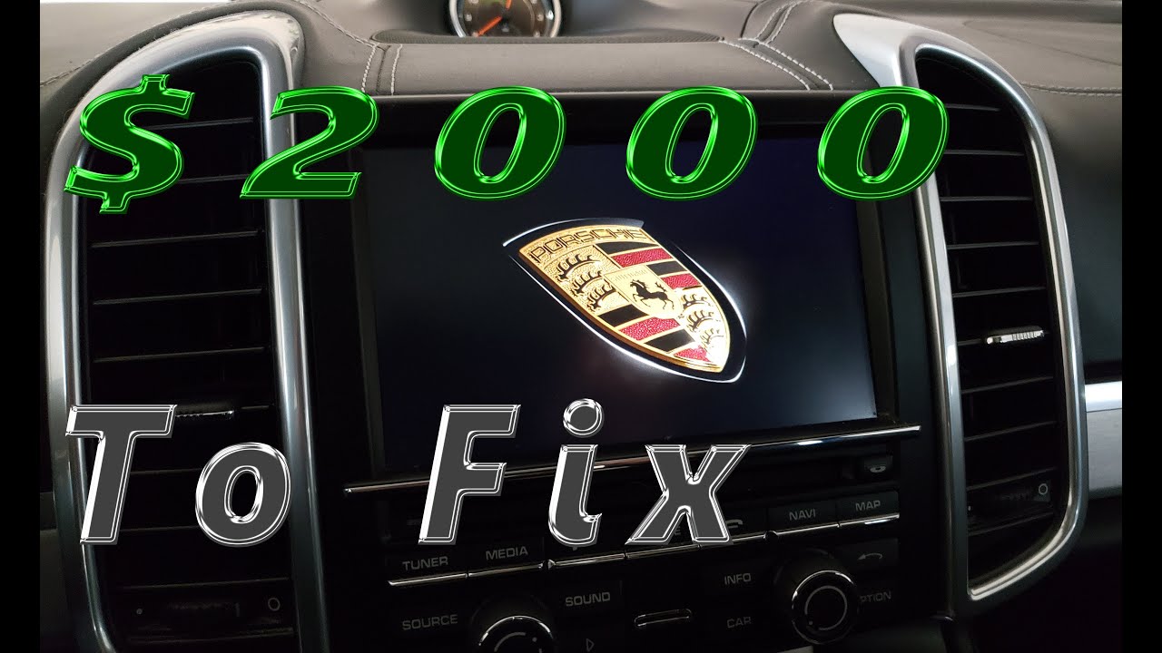 Ремонт своими руками за 0 долларов. Радио Porsche Cayenne не работает, потрескивает и хрустит.