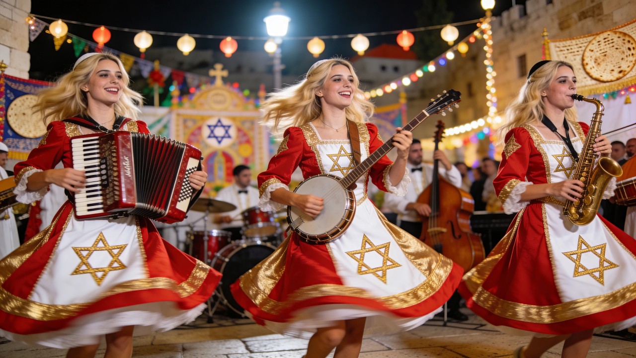 Pesach in Jerusalem &ndash; Klezmer Festival Jewish Dance & Celebration Passover Music