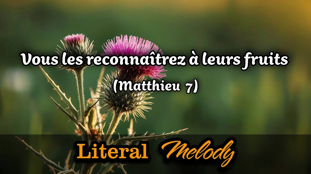 Vous les reconnaîtrez à leurs fruits - Variante classique