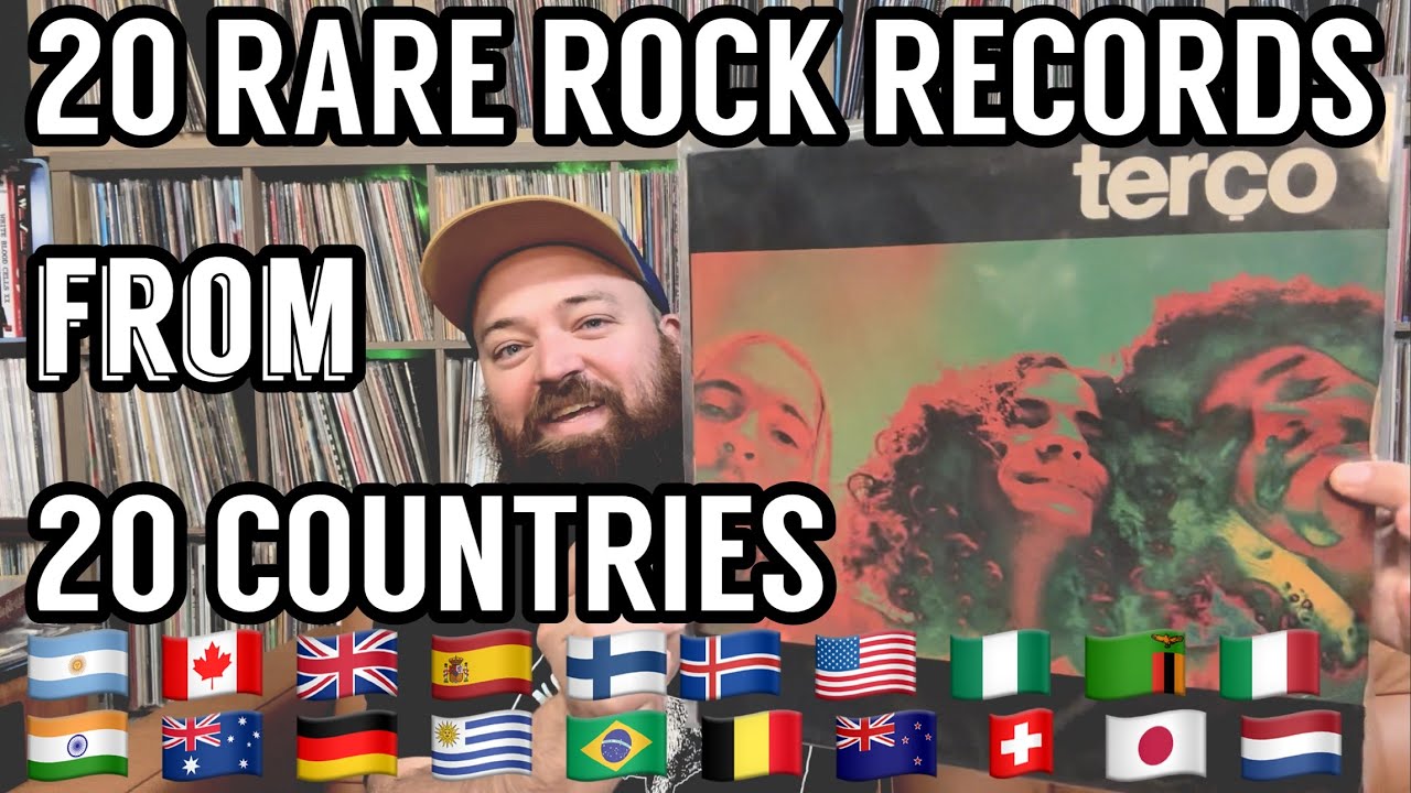 20 Rare Rock Records from 20 Different Countries