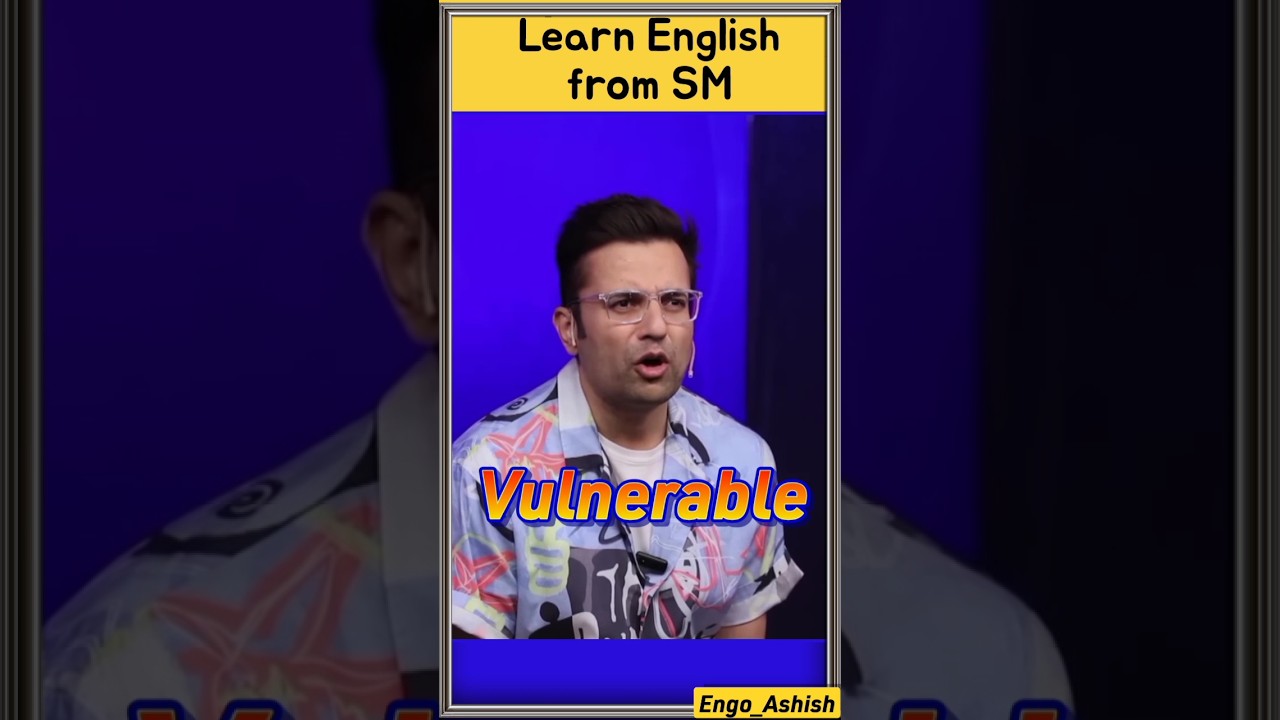 V- Vulnerable meaning in hindi with tricks.Learn vocabulary from Sandeep Maheshwari #vocabulary