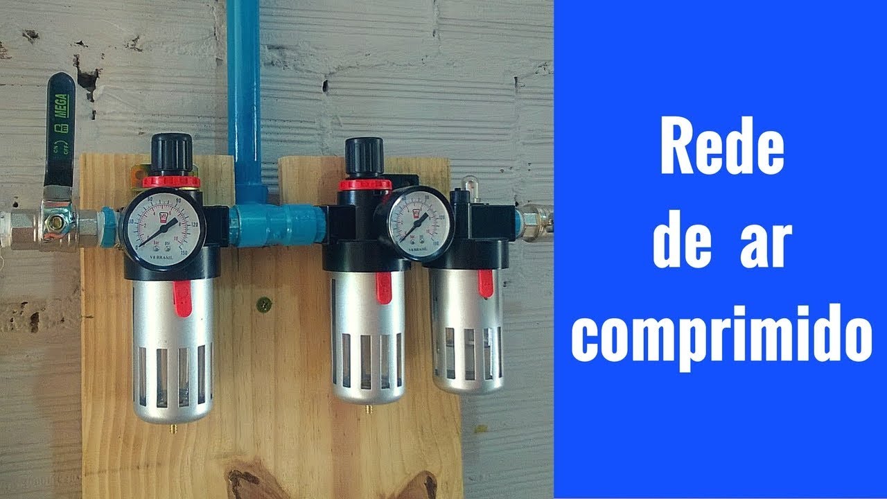 Como fazer uma rede de ar comprimido gastando pouco