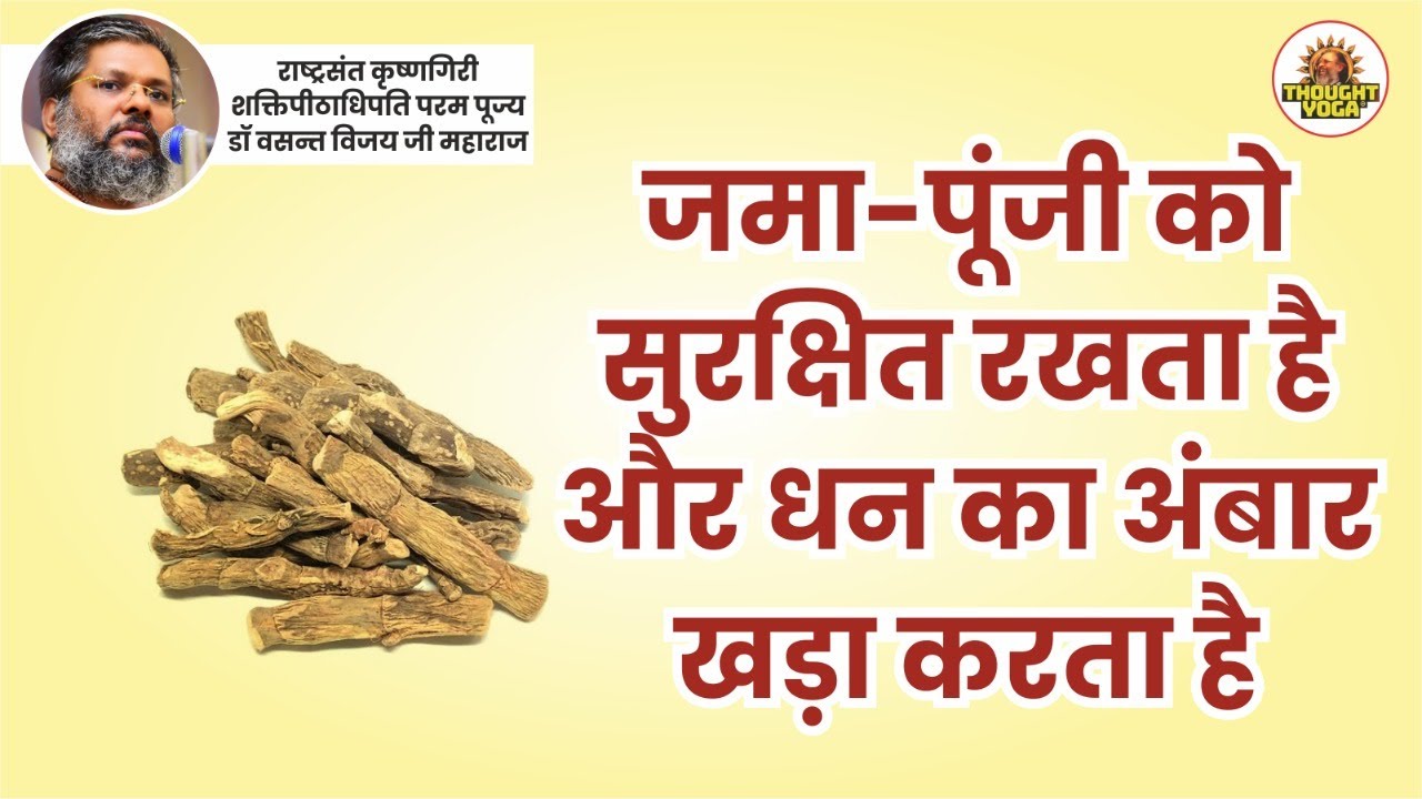 धन का अंबार खड़ा करेगा ये वच। राष्ट्रसन्त पूज्य गुरुदेव वसन्त विजय जी महाराज।