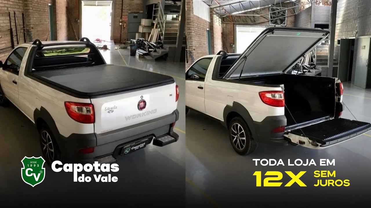 Tampão Rígido para Fiat Strada Vedação e Segurança - Capotas do Vale