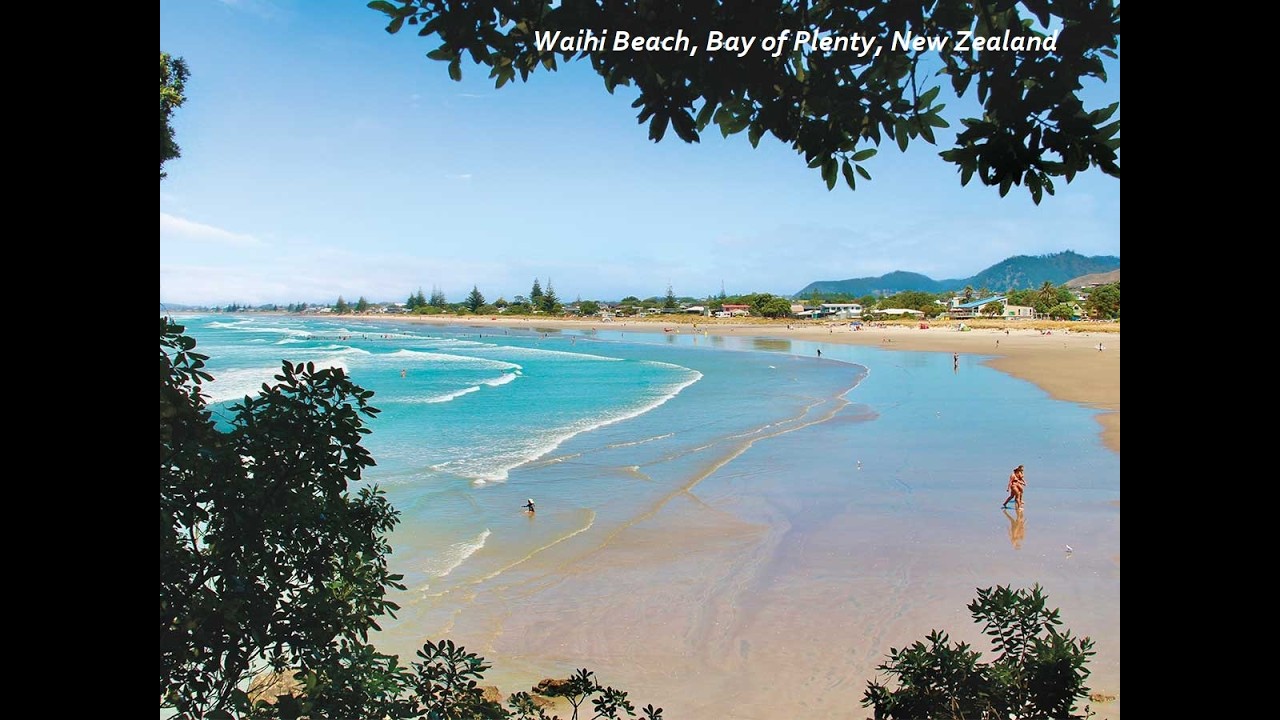 Waihi Beach - Bay of Plenty, New Zealand - 4K 60 FPS