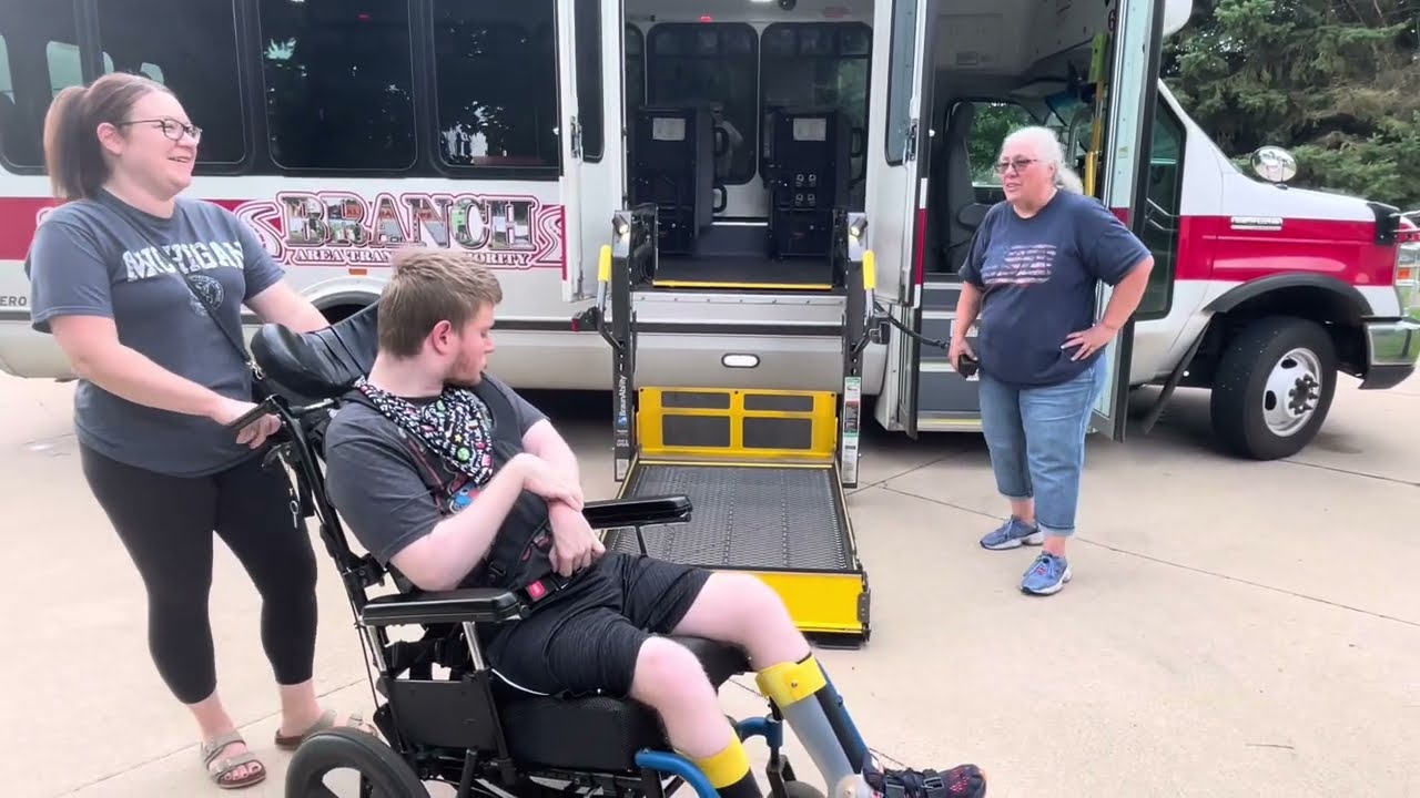 Bata Bus driver Kay picking Sam up at IFS & dropping him off at home 7.28.25 @Paul Monks Jr