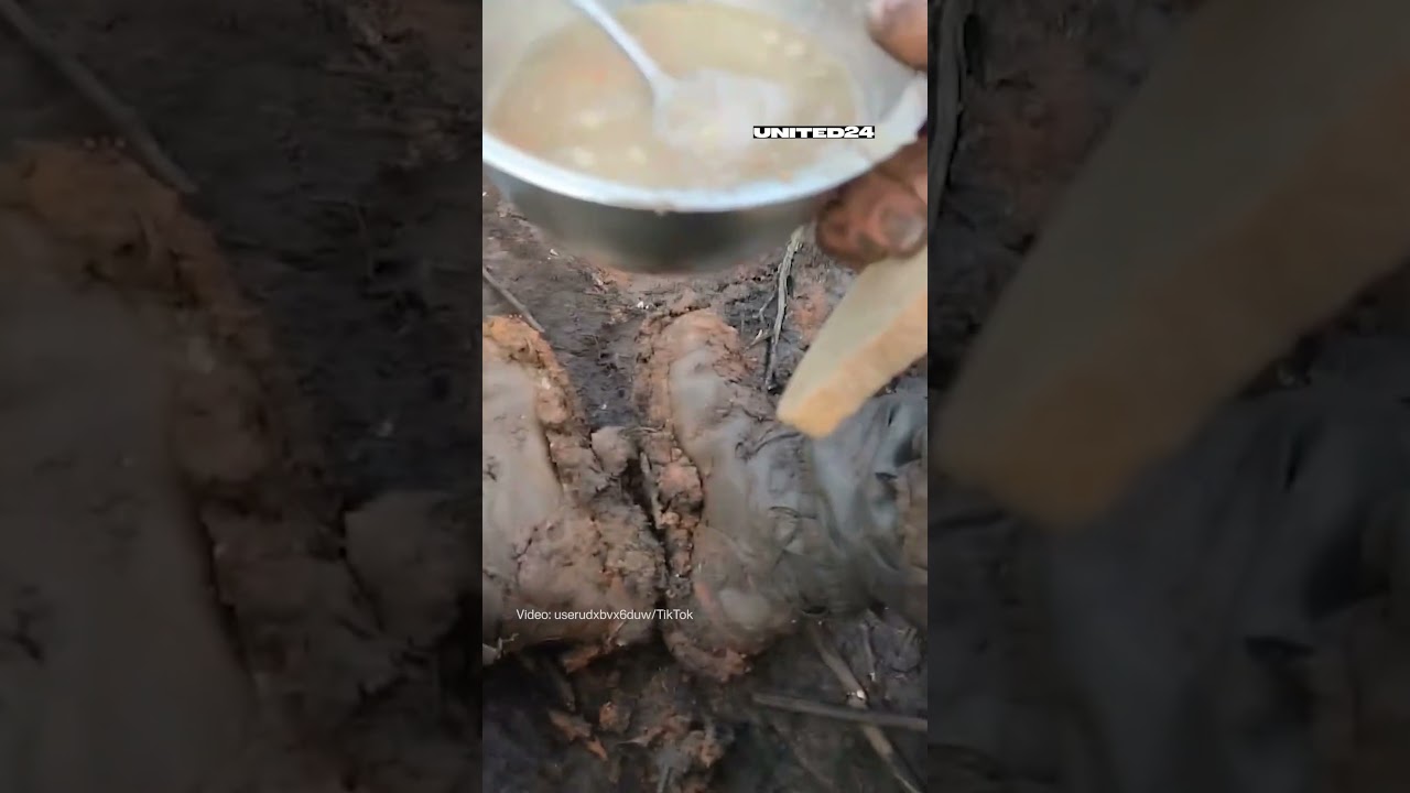 Ukrainian Soldiers Show the Harsh Reality of Trench Life #warinukraine