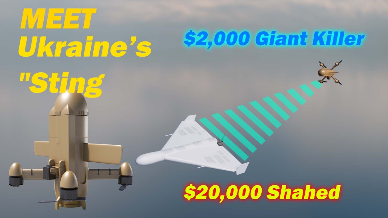 Ukraine&rsquo;s Sting Drone Explained | low-cost weapons #STING