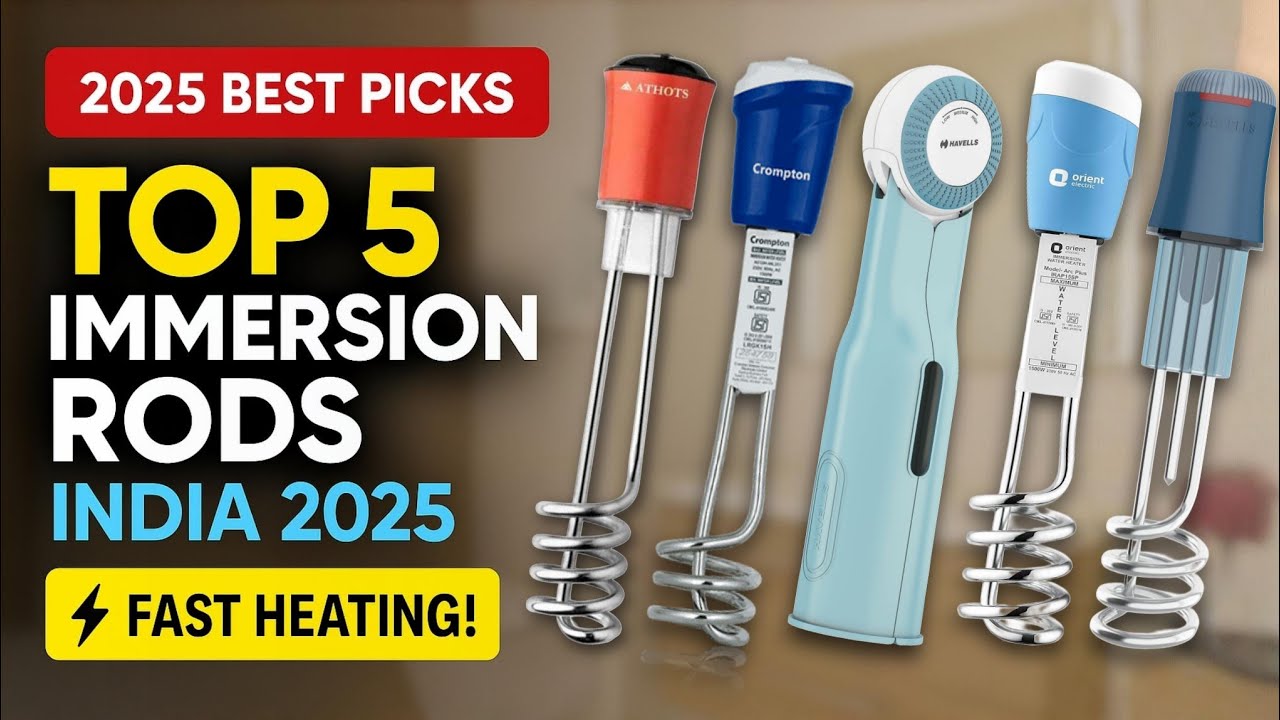 Best Immersion Rods in India 2025 | Top 5 Water Heaters + Black Friday Deals