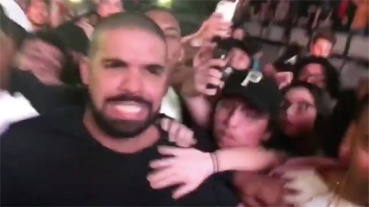 Drake jumps in the crowd with 600 Breezy at Travis Scott's bird eye view tour to turn up with fans