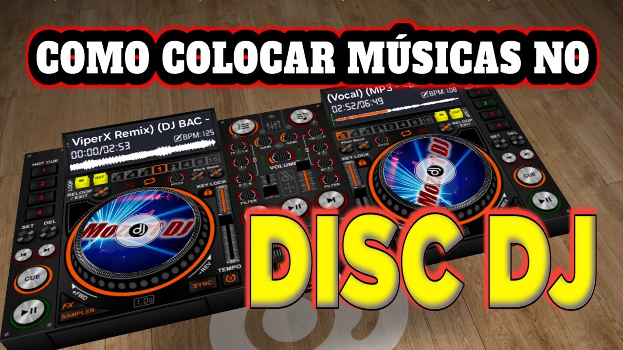 DISC DJ o Virtual Dj para Smartphone - Como colocar músicas nos decks