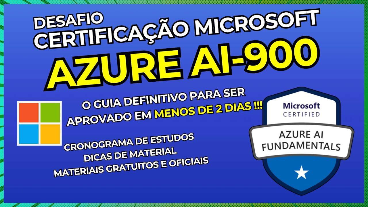 Estudei só 2 dias para o exame Azure AI-900... e olha o que aconteceu!