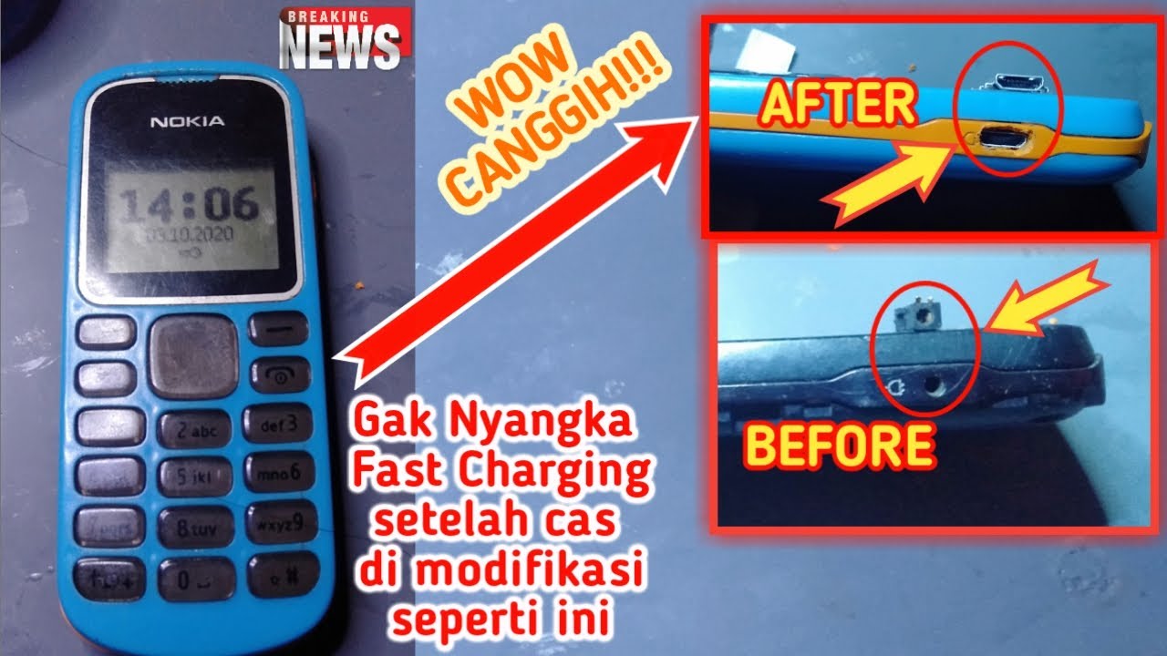 Belum Ada yang Share di Youtube Cara Modif Charger Nokia Bulat Kecil ke Charger USB Micro