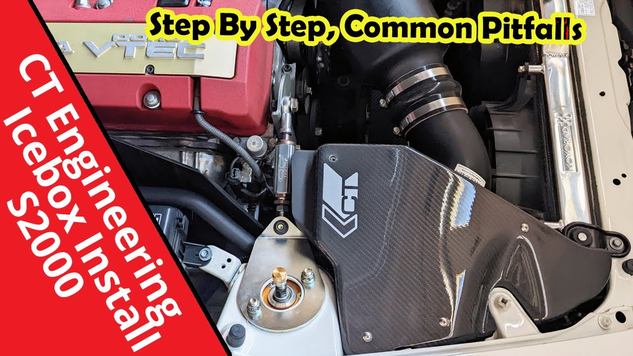 S2000 CT Engineering Carbon Intake Install