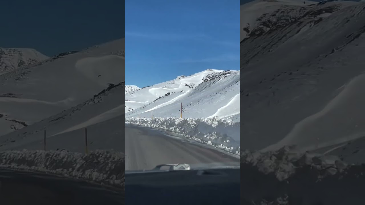Snow covers the Atlas Mountains in Morocco جمالية الثلوج على جبال الأطلس بالمغرب