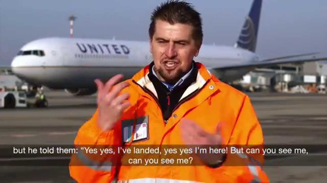 Extras- 01 Andrea. Ramp Agent at Malpensa Airport