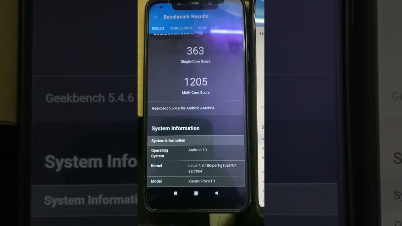 Why is the geekbench score of Xiaomi poco f1 less than Redmi note 10 pro?!?!
