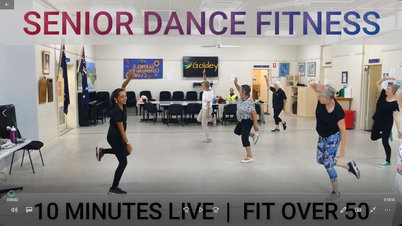 Senior Dance Fitness | 10 Minutes | Live and Fun Songs!