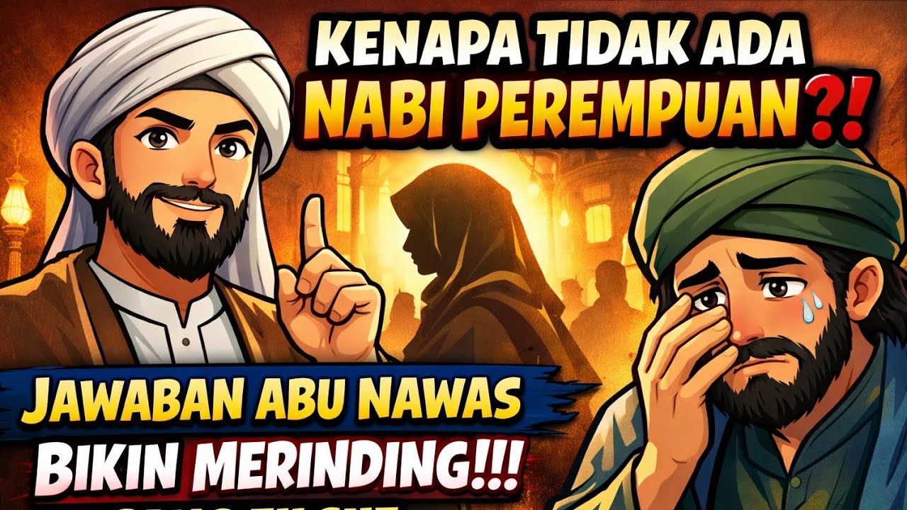 KENAPA TIDAK ADA NABI PEREMPUAN⁉️ JAWABAN ABU NAWAS BIKIN MERINDING!!! SANG FILSUF LANGSUNG TERDIAM