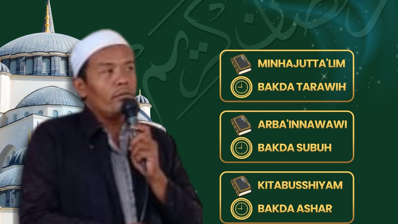NGAJI RAMADHAN USTADZ MAHFUD FARUQ (SIFAT YANG HARUS DI MILIKI OLEH SEORANG GURU)