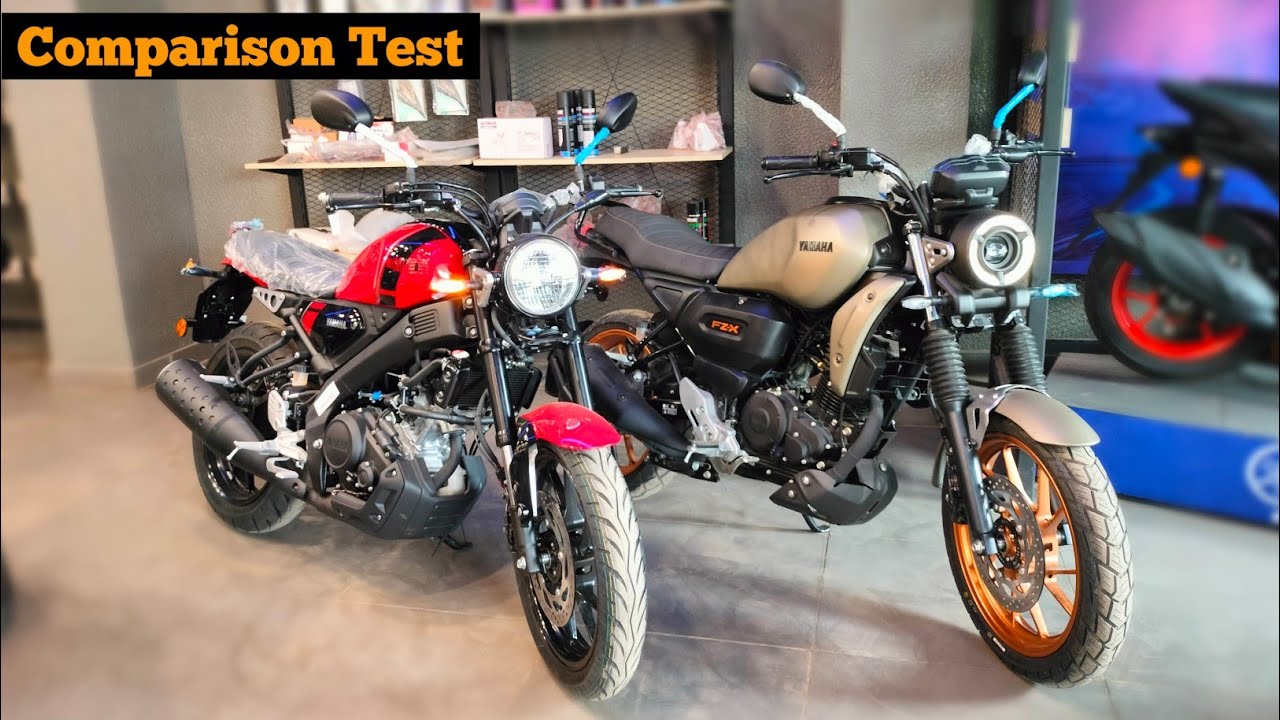 Newly Launched Yamaha XSR 155 vs FZ-X Hybrid Comparison Test 🔥 | Detailed Review |