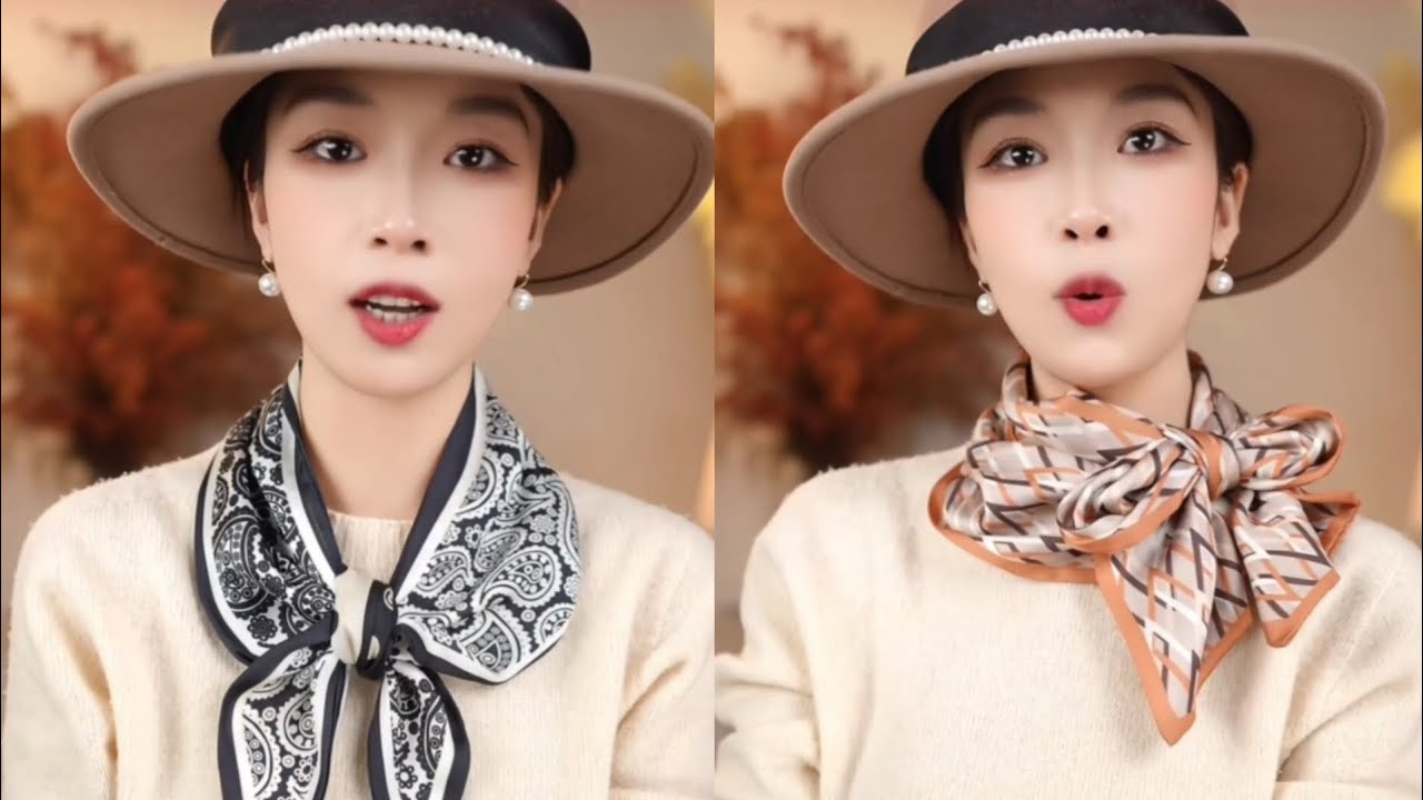 100 Stylish Ways to Tie a Silk Scarf #fashion #scarf #scarffashion