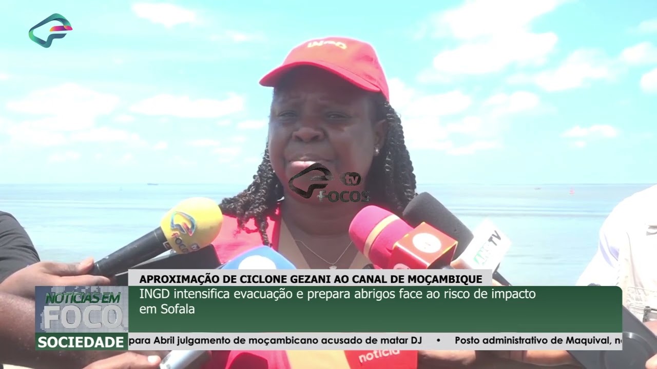 APROXIMAÇÃO DE CICLONE GEZANI AO CANAL DE MOÇAMBIQ