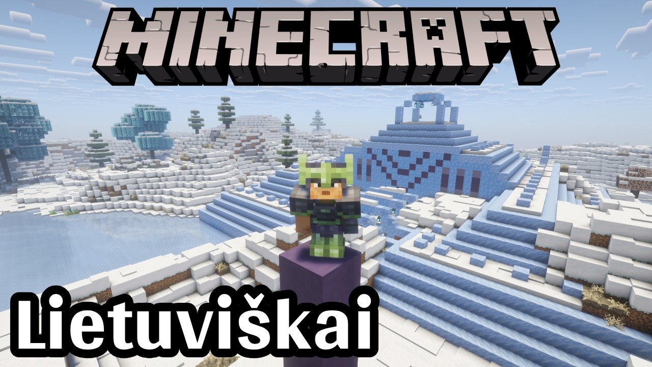 Ledo piramidė | Minecraft lietuviskai