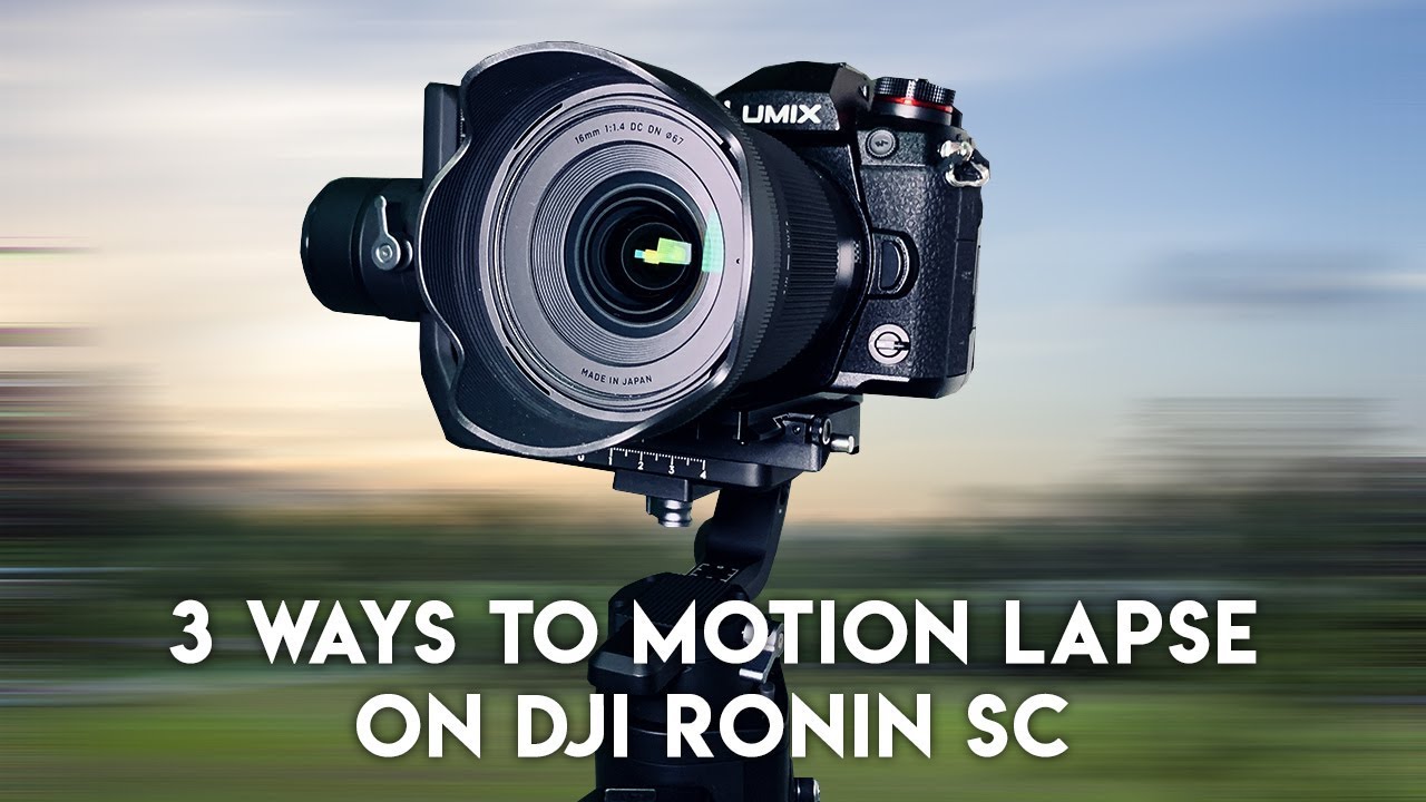 3 Ways to do Motion Lapse on the DJI Ronin SC