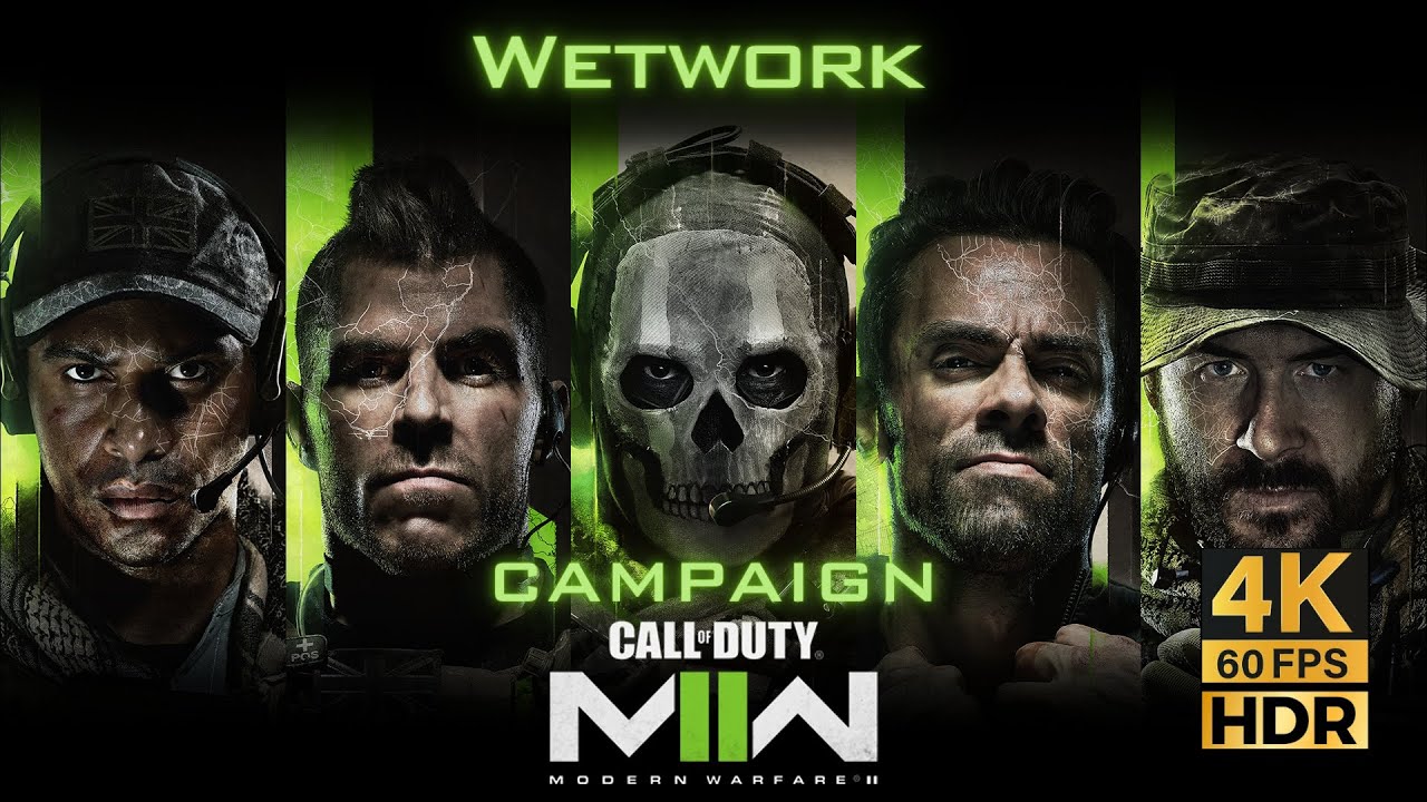 Wetwork Campaign Mission Call of Duty: Modern Warfare II (2022) [4K/60FPS/HDR]