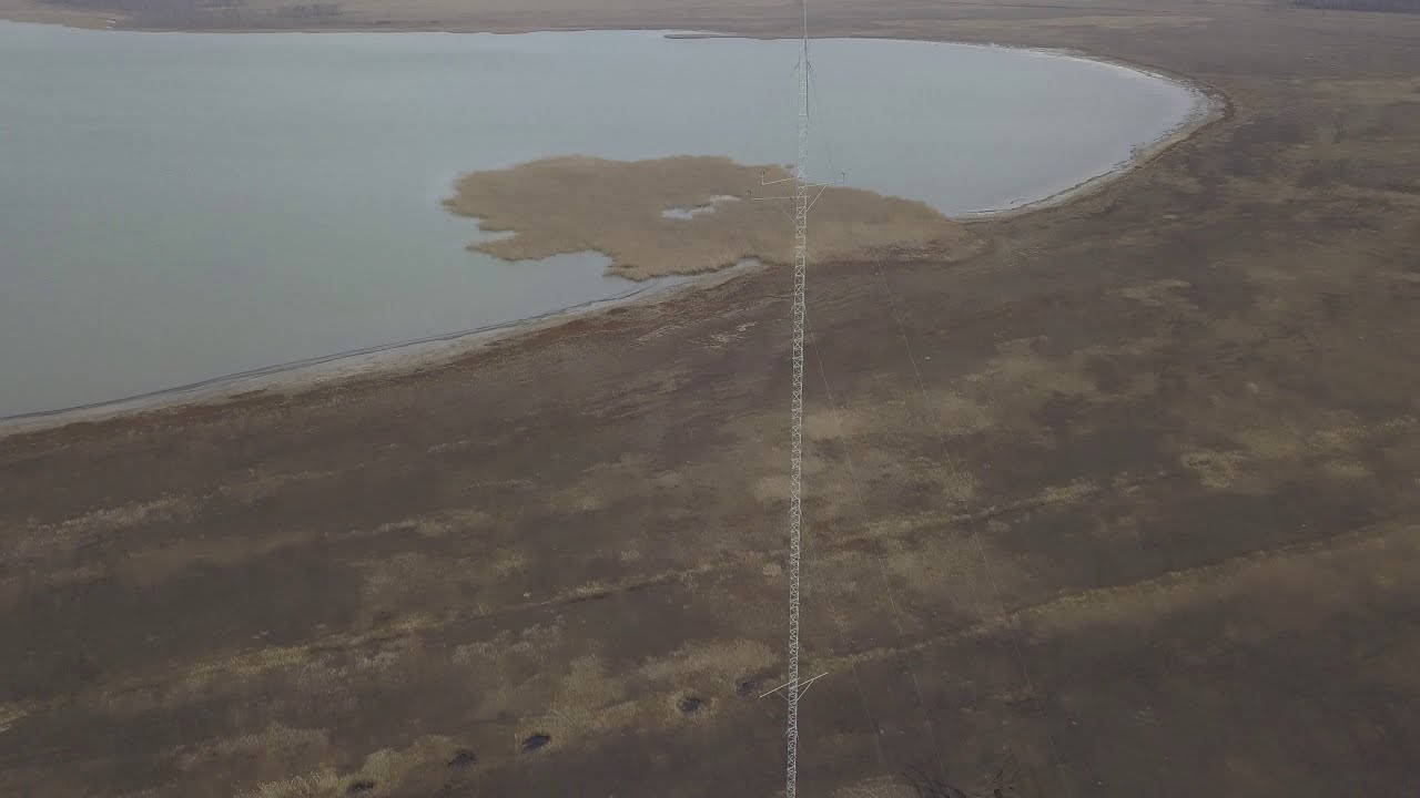 100 m met mast in North Kazakhstan region