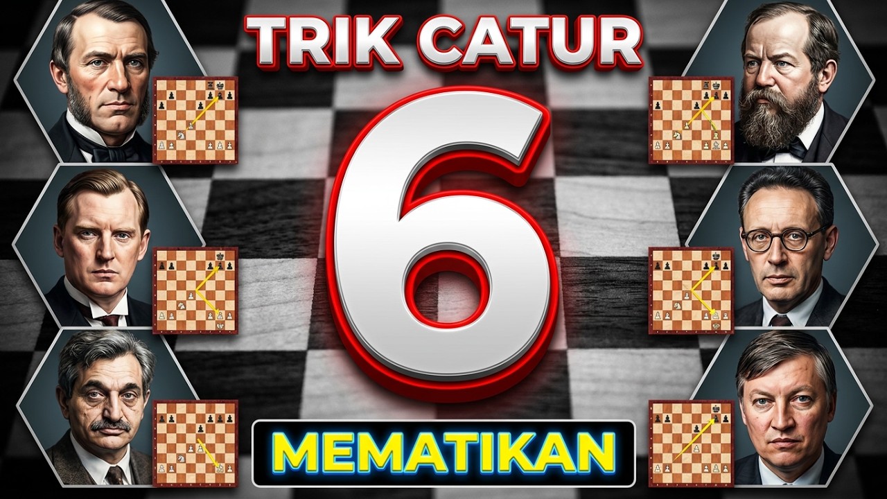 Belajar TRIK CATUR MEMATIKAN dari Grandmaster Dunia dengan 6 Varian Terbaik