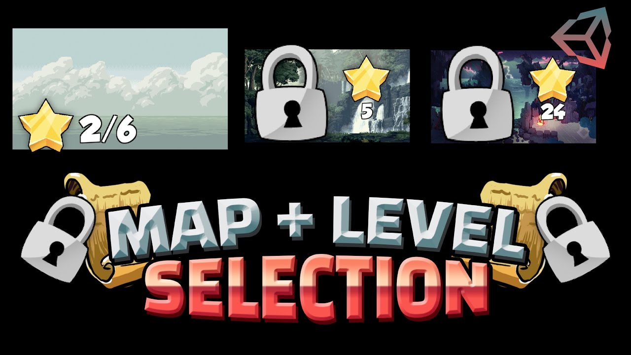 How to create Map & Level Selection in Unity [1/2]