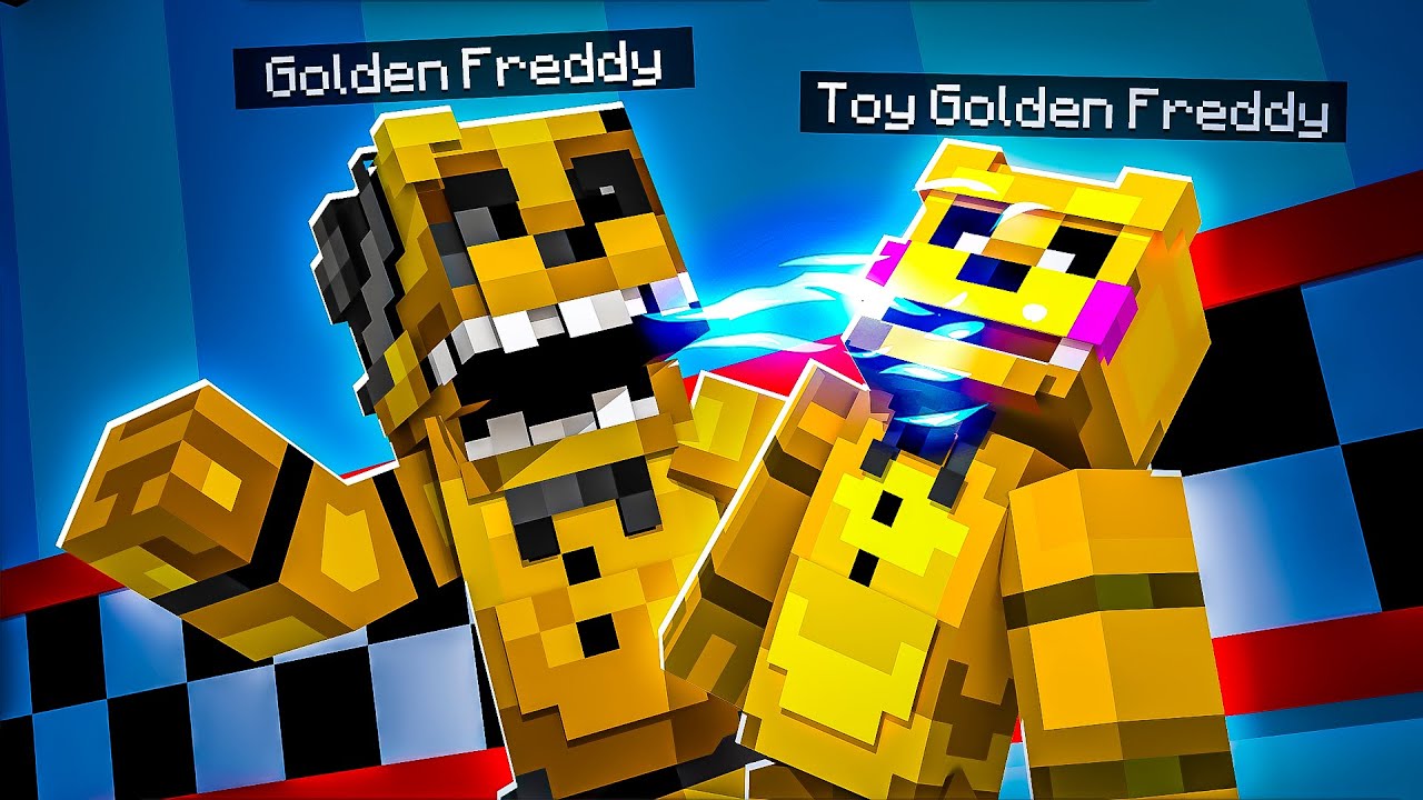 Golden Freddy Drains Golden Toy Freddy | Minecraft Five Nights at Freddy’s FNAF Roleplay