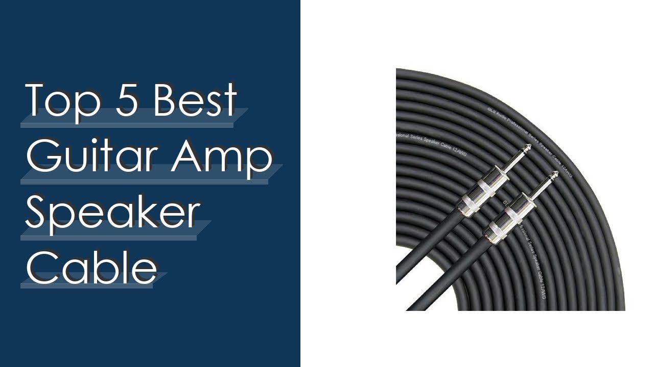 Top 5 Best Guitar Amp Speaker Cable Reviews With Scores